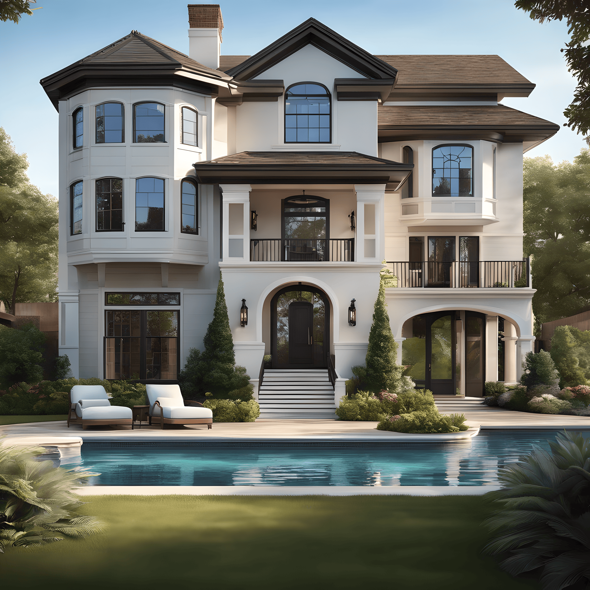 3-story-house-with-pool-in-the-front-yard